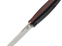 Туристический нож Град Горький Томми Техно, сталь VG-10, рукоять G10 черный, конвекс