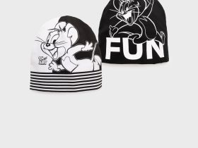 Шапка трикотажная для девочек, 2 шт в комплекте