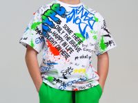 Фуфайка трикотажная для мальчиков (футболка)