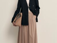 Юбка изо льна и хлопка