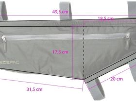 Велосумка на раму Acepac Zip Frame Bag MKIII большая (черный)