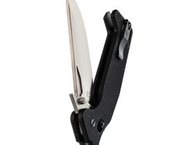 Складной нож Obertech ns-02 Normal straight, сталь VG-10, рукоять G10, черный