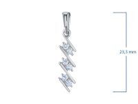 Подвеска из серебра э0612пд05115000_white