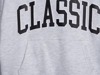 Худи с принтом для девочек, Белый