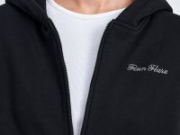 Худи на молнии свободного силуэта