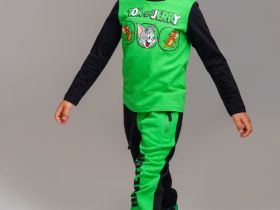 Фуфайка трикотажная для мальчиков (футболка с длинными рукавами)