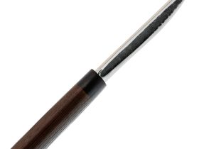 Походный нож Северный, сталь Х12МФ с кованым долом, рукоять ясень