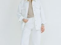 Джинсы Wide leg с высокой посадкой, Белый