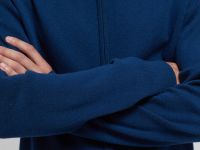 Кардиган с шерстью на молнии