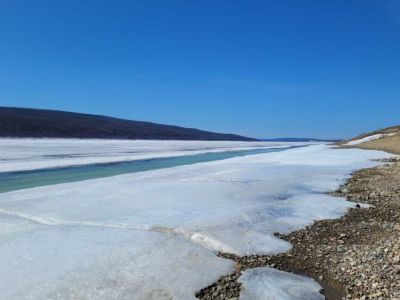 На территории Ленского района Якутии проходит активная фаза ледохода
