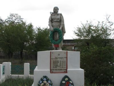 Братская могила советских воинов и партизан, погибших в период Сталинградской битвы