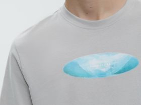 Футболка из хлопка с принтом