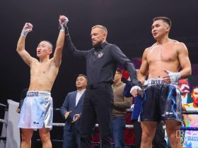 Алексей Уваровский сенсационно победил Кая Адамова на турнире по боксу «Вызов Севера»