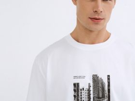 Футболка с принтом, Белый