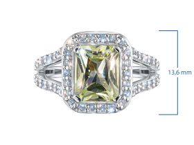 Кольцо из серебра с и цитрином э0673кц04250362_white