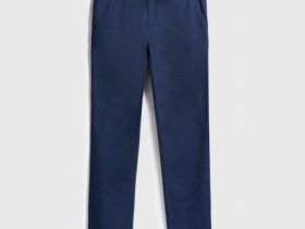 Брюки-чиносы из твила, Синий