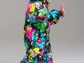 Комбинезон детский текстильный с полиуретановым покрытием для девочек