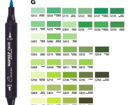 Маркер спиртовой Сонет "TWIN Brush" Черный