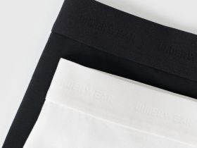 Трусы с высокой посадкой, 2 шт., Черный