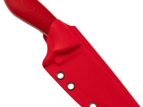 Туристический нож N.C. Custom Crony, сталь AUS-10 BSW, рукоять Red G10, kydex red