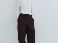 Боди с длинным рукавом, Бежевый