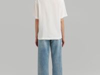 Свободная блузка с v-вырезом и воротником