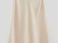 Атласная юбка миди