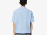 Мужская рубашка-поло Lacoste свободного кроя из плотного хлопка