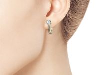Серьги из желтого золота с бриллиантами э0301сг10200202