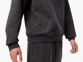 Мужской хлопковый свитшот Lacoste оверсайз