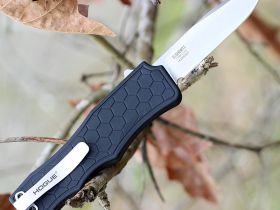 Автоматический нож Hogue Exploit OTF, сталь S30V, рукоять алюминий, черный