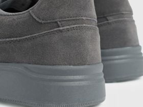 Кеды из натуральной замши, Серый