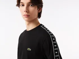 Мужская футболка Lacoste свободного кроя