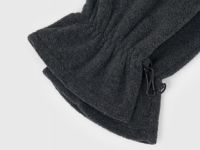 Перчатки из флиса с кулиской, Серый