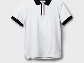 Сорочка трикотажная с воротником поло для мальчиков