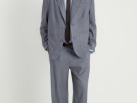 Однобортный пиджак прямого кроя