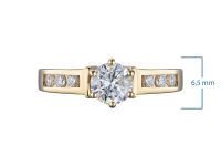 Кольцо из желтого золота э0312кц08151700