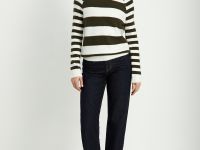 Джемпер прямого силуэта с шерстью