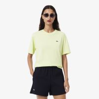 Женская футболка Lacoste свободного кроя из мягкого хлопка