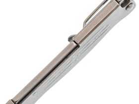 Складной нож Sanrenmu PT611-SF, сталь 12C27, рукоять нержавеющая сталь, серый