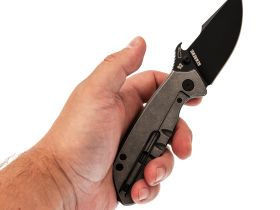 Нож Barmaley Knives Seadevil, сталь D2, рукоять G10/сталь, песочный, вейв
