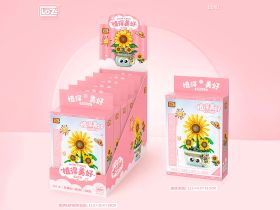 8840_MK Конструктор Подсолнух в горшочке