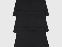 Трусы для мальчиков, 3 шт., Черный