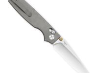 Складной нож Kizer Original 2, сталь S45VN, рукоять титан, серый