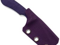 Фиксированный нож Exodus EDC Карма #3, сталь VG-10, рукоять G10, фиолетовый
