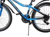 Подростковый велосипед Stels Navigator 410 V 21 sp 24, год 2026, цвет Черный-Синий, ростовка 12