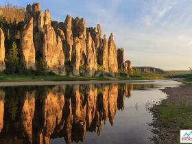 "Золотые Скалы реки Синяя". Синские, Ленские Столбы