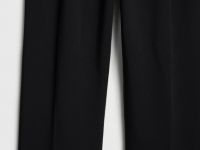 Широкие брюки с ремнём, Черный