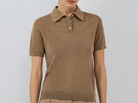 Полупрозрачное поло, Бежевый