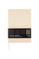 Блокнот для записей СТИХИЯ Bullet Journal 140х200 мм 100 г 80 л, цвет обложки Бежевый